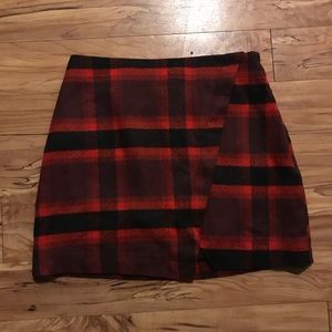 EUC Plaid Abercrombie and Fitch Miniskirt Wool